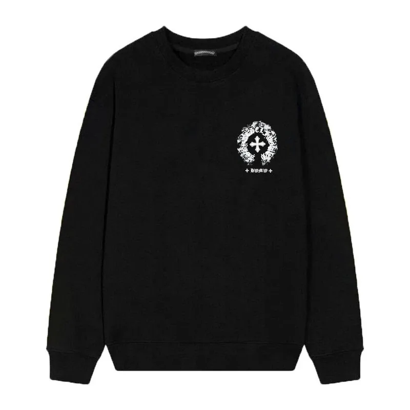 Cross Print Crewneck Sweatshirt — Photo 14