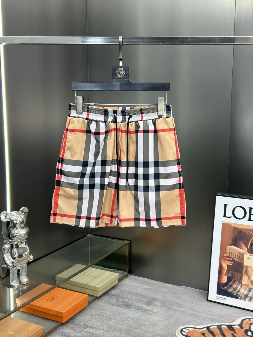 Large Plaid Beach Shorts — Photo 11