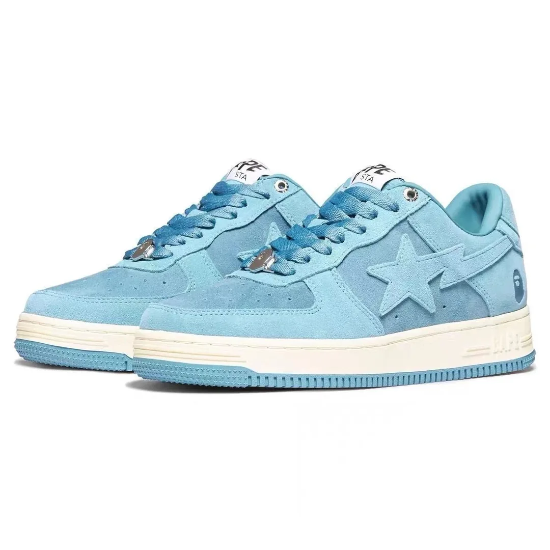 Bape Sta Pink Suede Sneakers — Photo 3