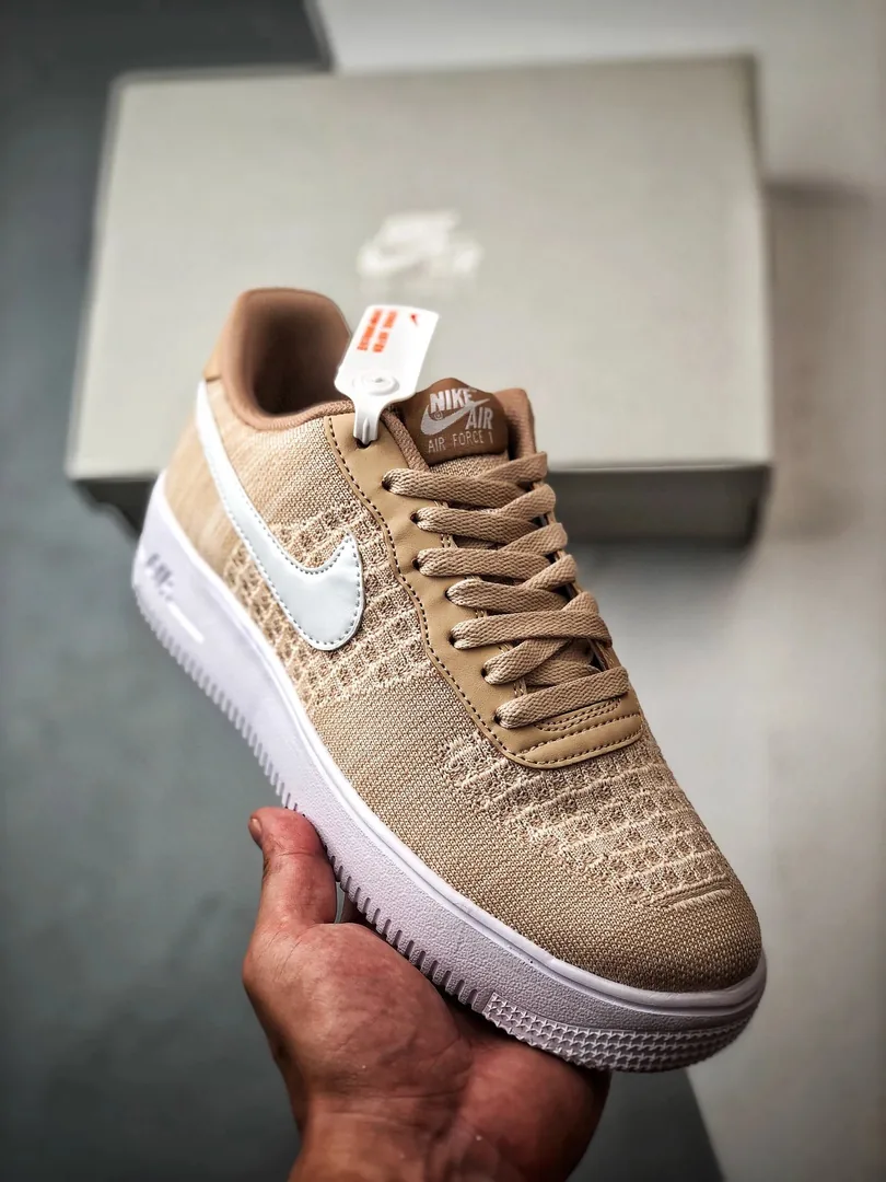 Nike Air Force 1 Flyknit 2.0 Grey Sneakers — Photo 3