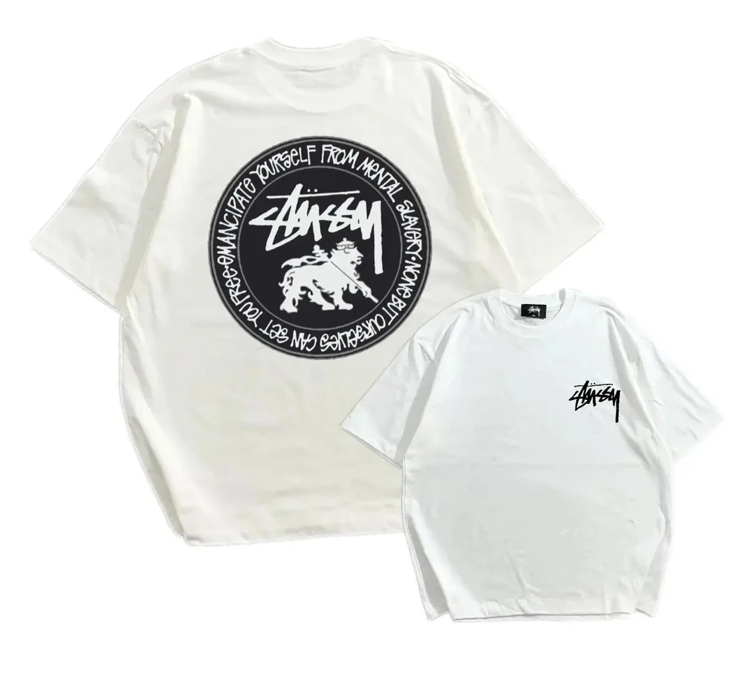 Stussy Hand Print T-Shirt — Photo 8