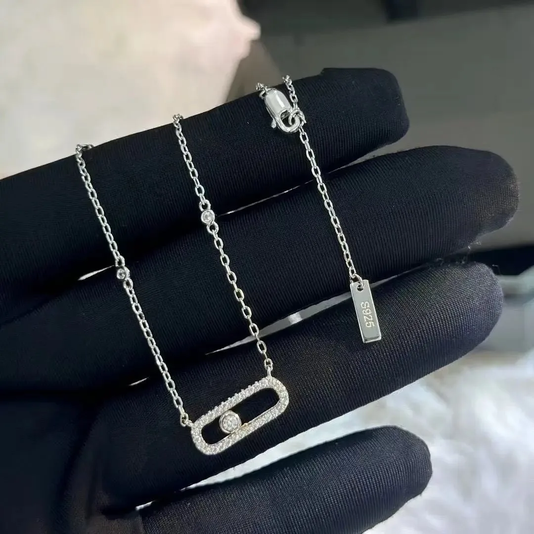 Gold Pearl Letter Necklace — Photo 5