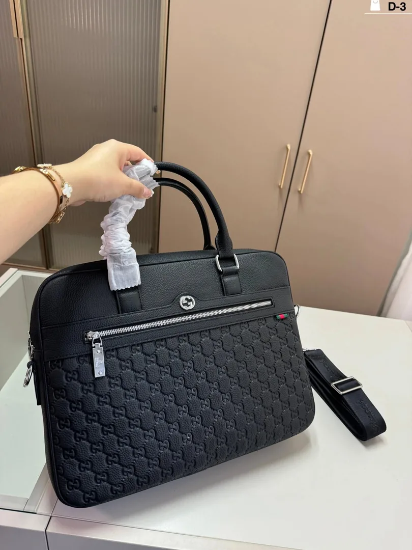 Gucci Printed Briefcase — Zdjęcie 11