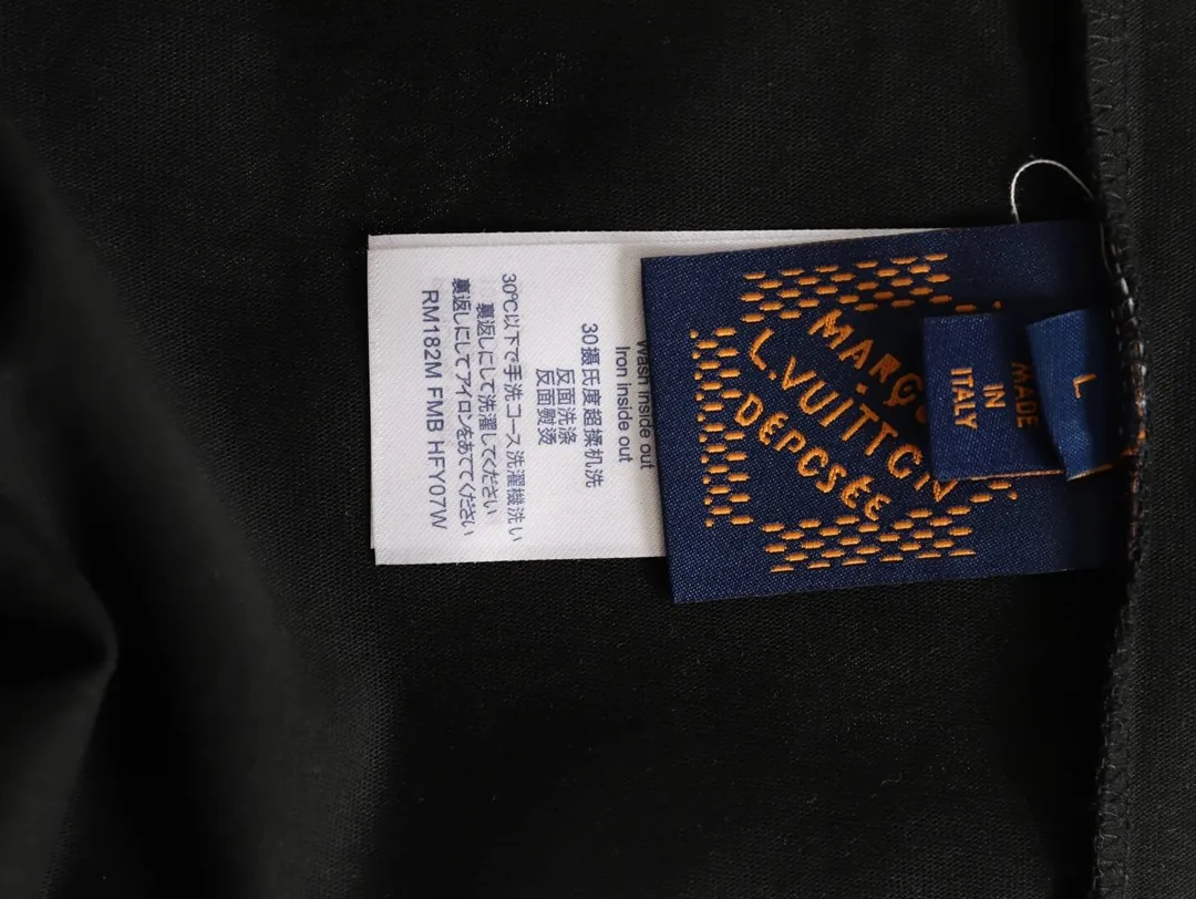 Orange Letter Print T-Shirt — QC
