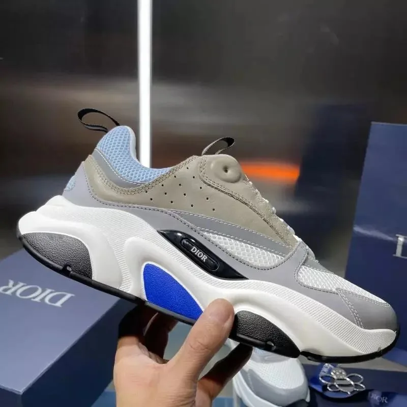 Dior B22 Grey Low-Top Sneakers — Photo 5