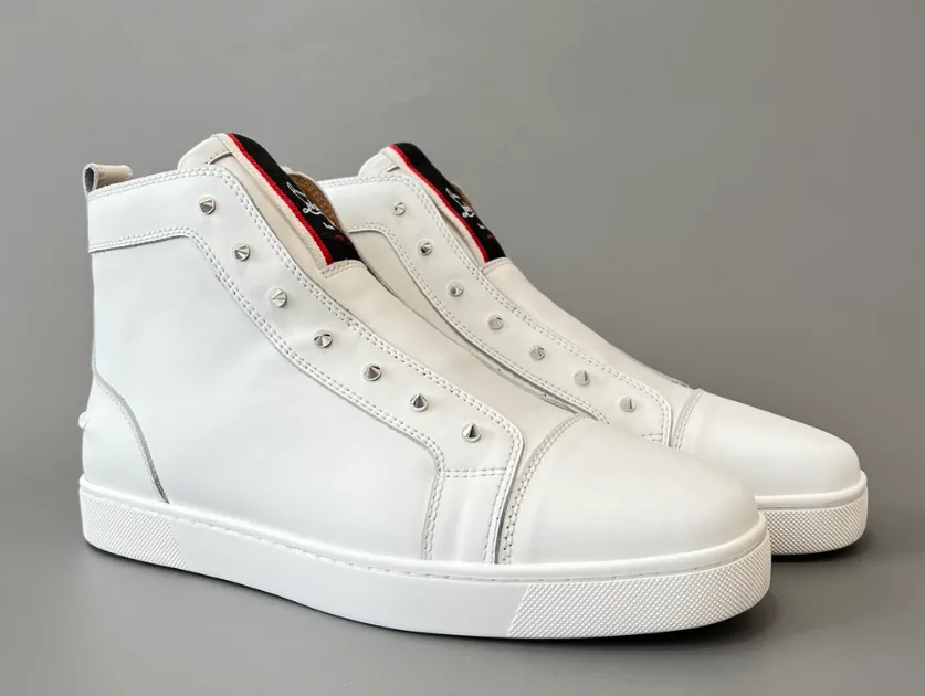 Christian Louboutin White Court Sneakers — Photo 6