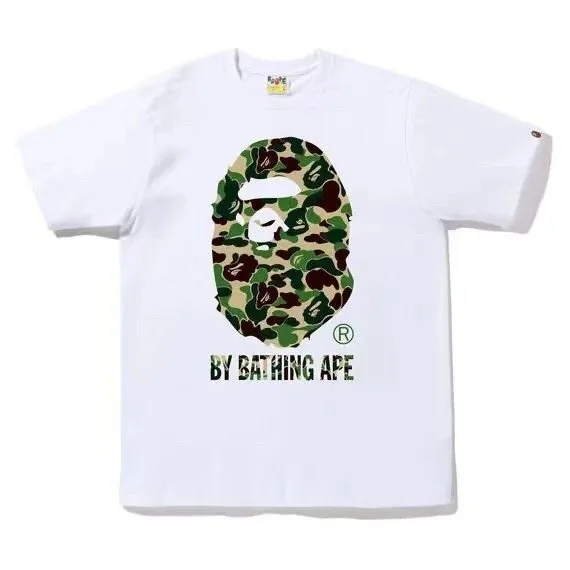 Bape Camo Ape Letter Print T-Shirt — Photo 9