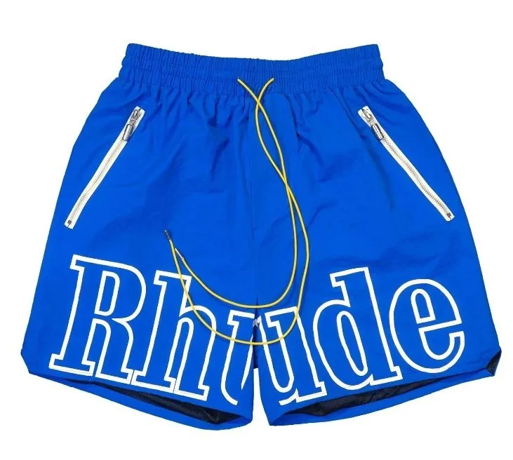 Rhude Drawstring Reflective Basketball Shorts — QC