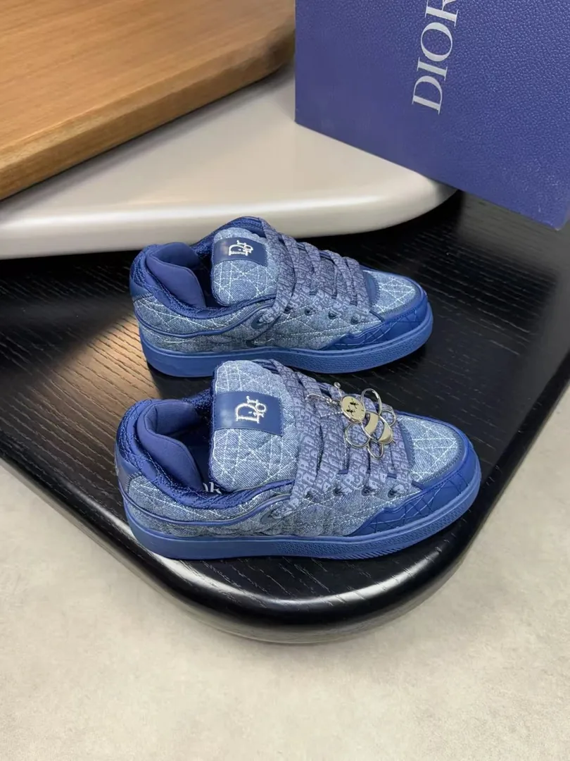 Dior Blue Puffy Chunky Sneakers — photo 4