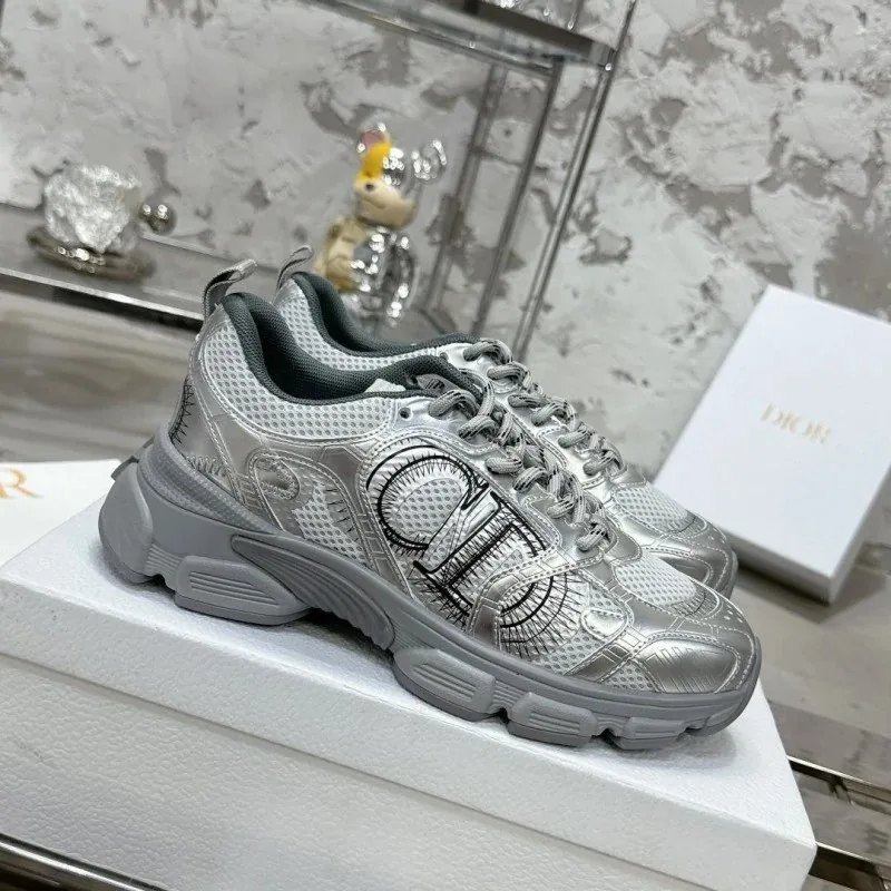 Dior Chrono White Sneakers — QC