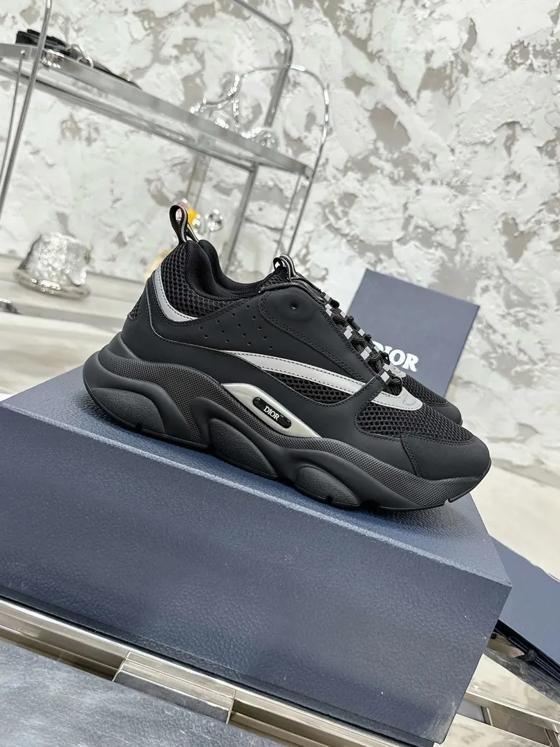 Dior B22 Grey Low-Top Sneakers — Photo 2