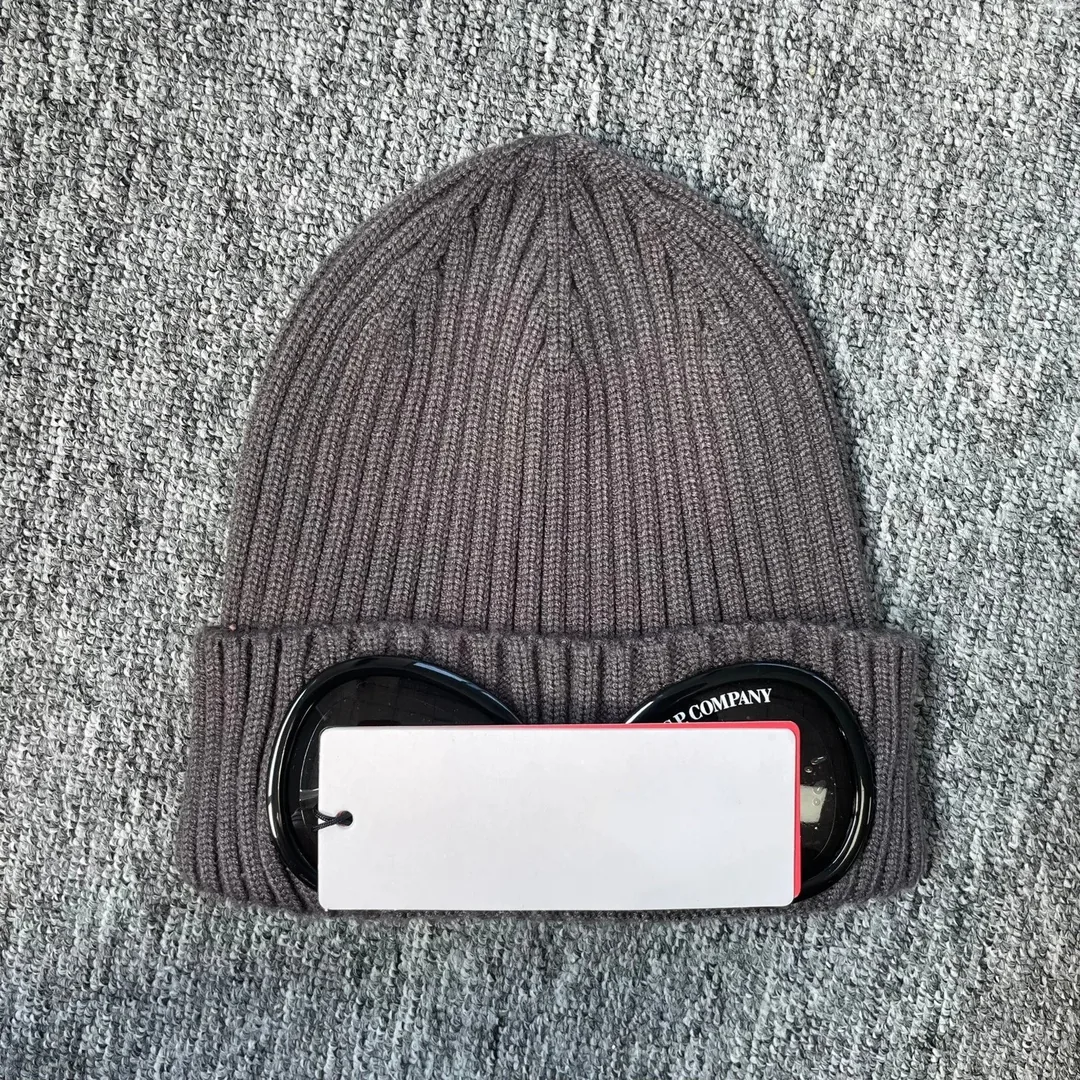 CP Company Ribbed Knit Goggle Beanie — QC