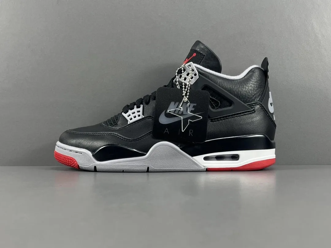 Air Jordan 4 Black Red — photo 8