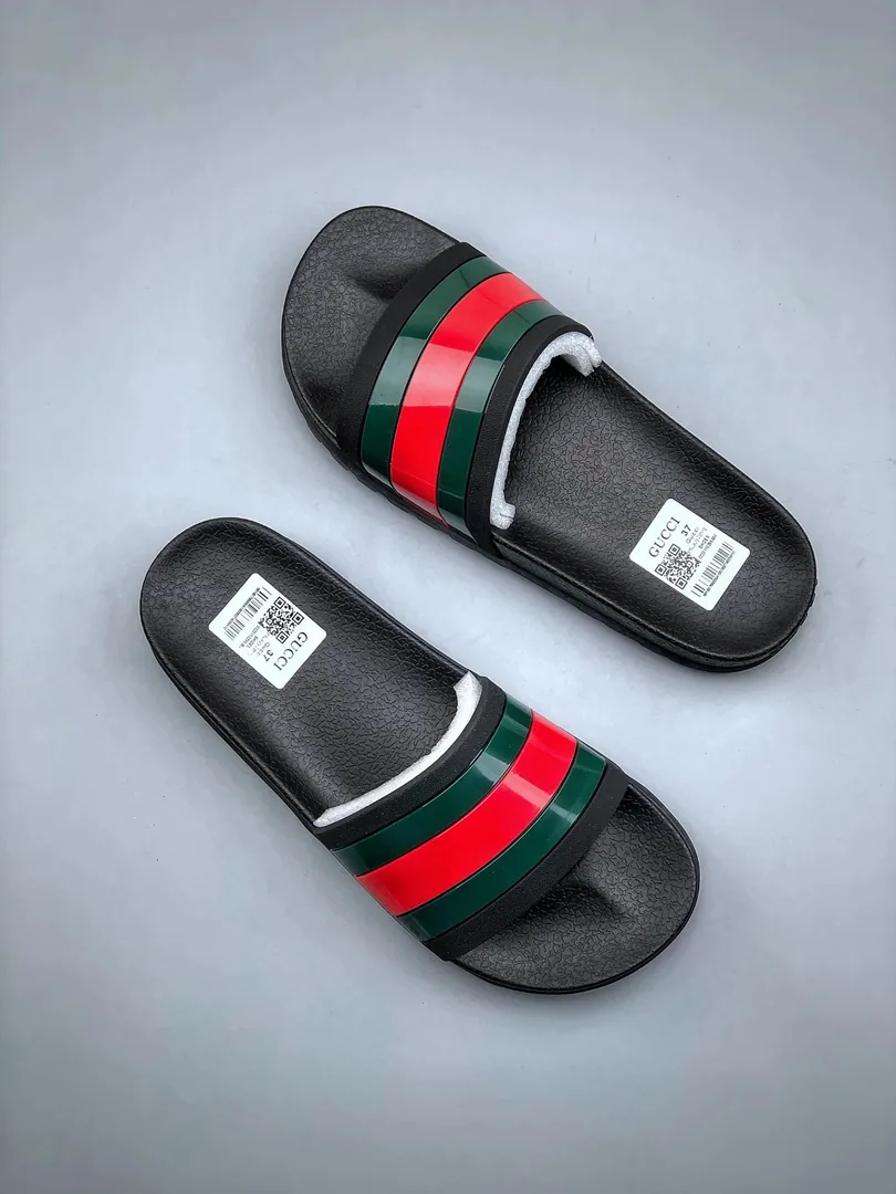 Rubber Web Lug Sole Slides — QC
