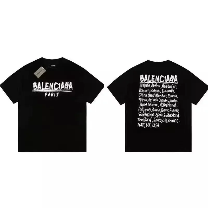 Balenciaga Paris Country List T-Shirt