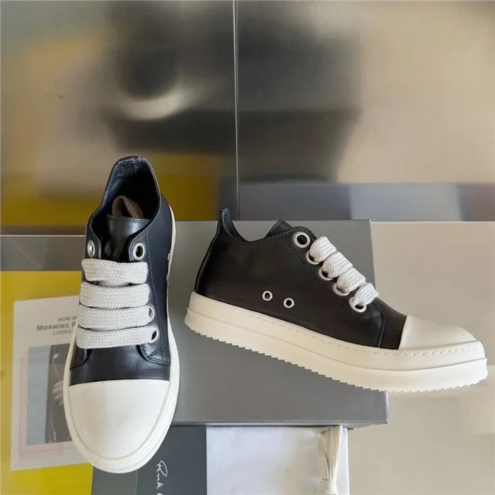 Rick Owens DRKSHDW Grey White Sneakers — Photo 14