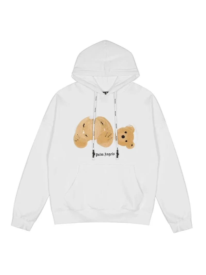 Broken Bear Embroidered Hooded Hoodie — Photo 2