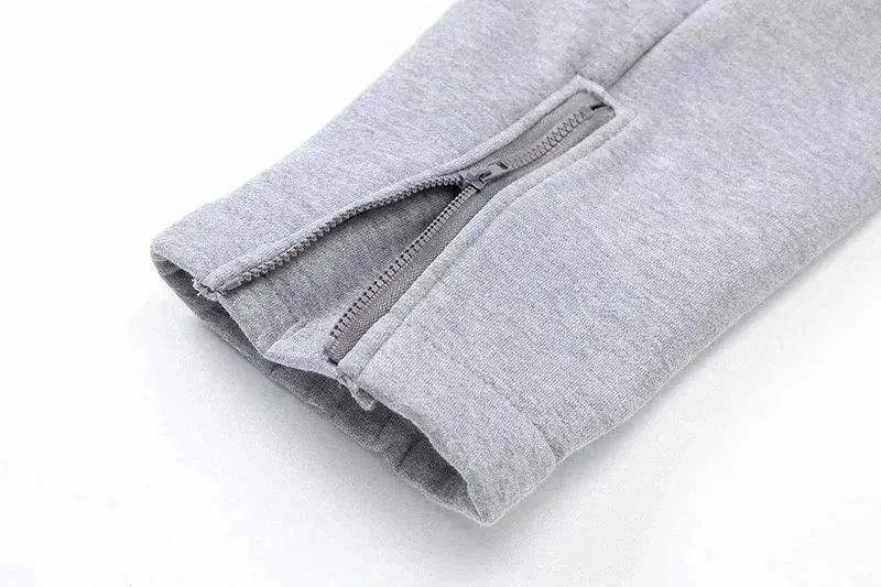 Letter Embroidered Hoodie Set — Photo 9