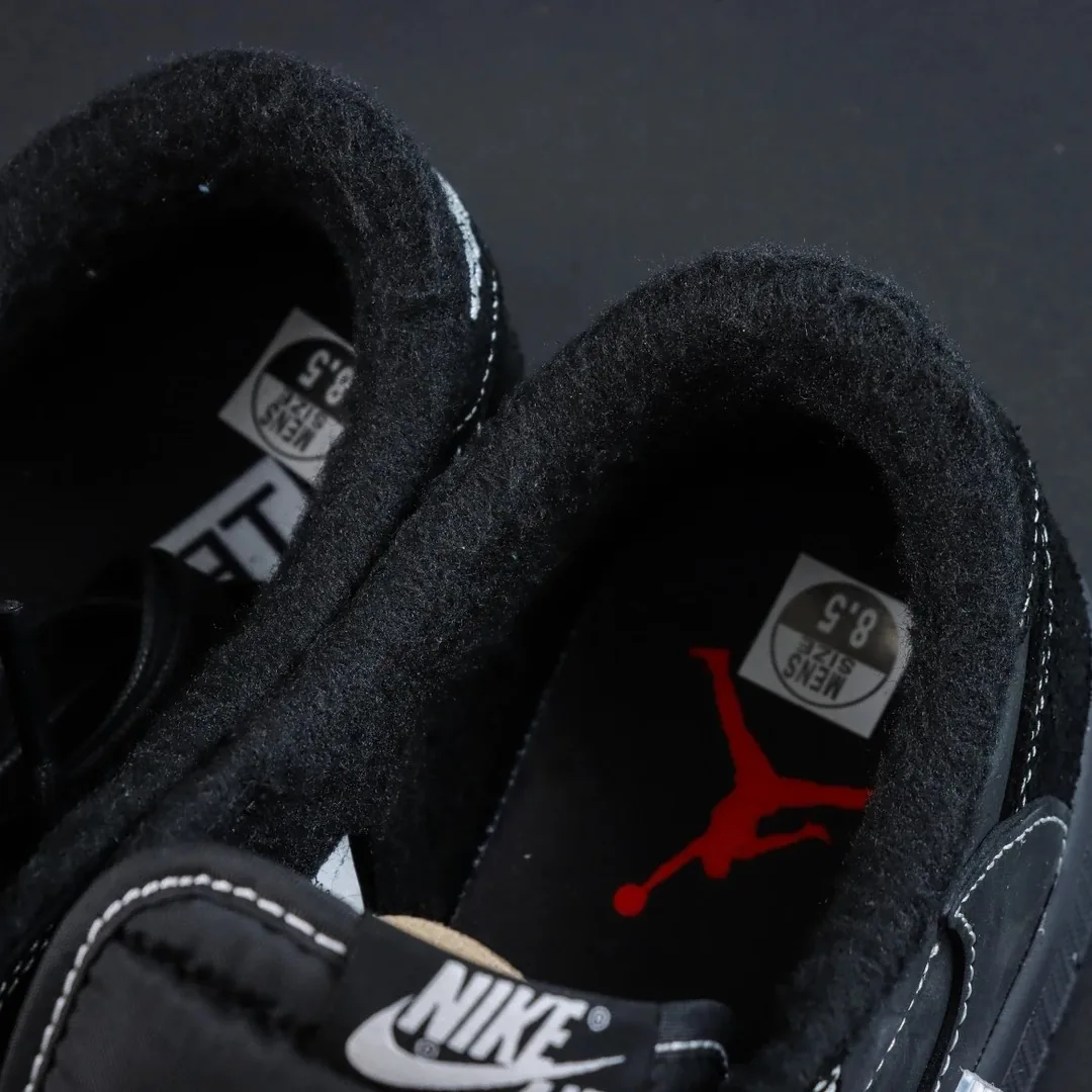 Jordan 1 Low Black Phantom Sneakers — Photo 8