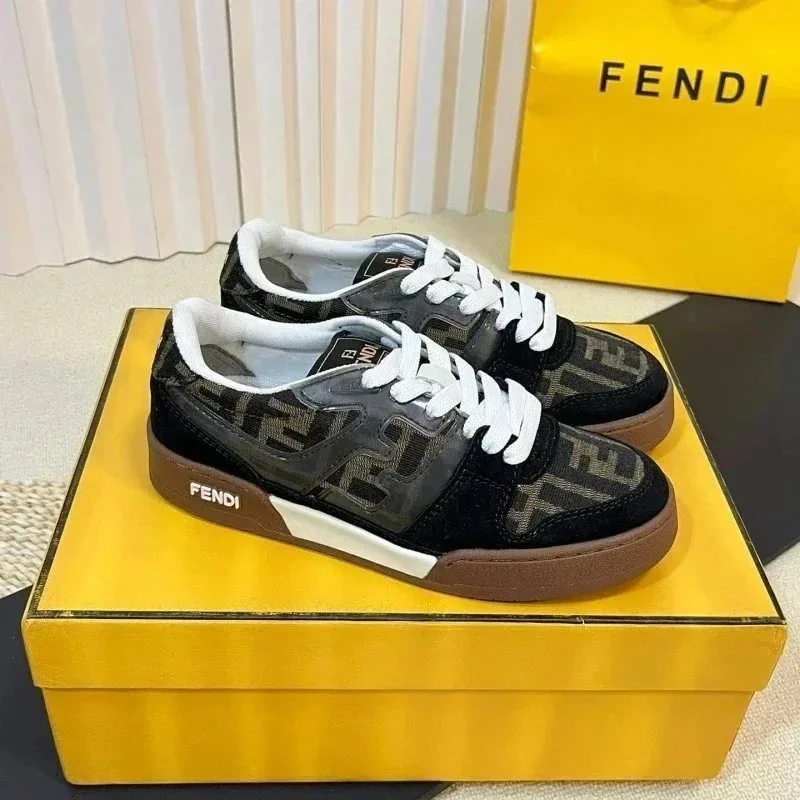 Fendi Match Low-Top Sneakers — Photo 6