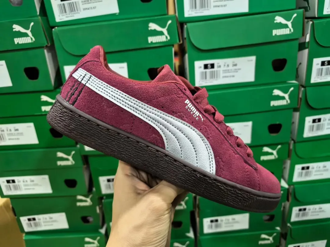 Puma Suede Classic Closed-Toe Leather Shoes — Photo 7