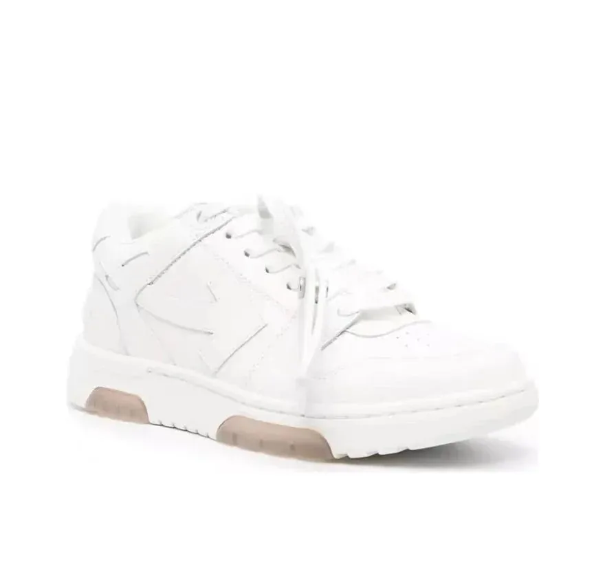 Off-White Out Of Office White Color-Block Platform Sneakers — Photo 15