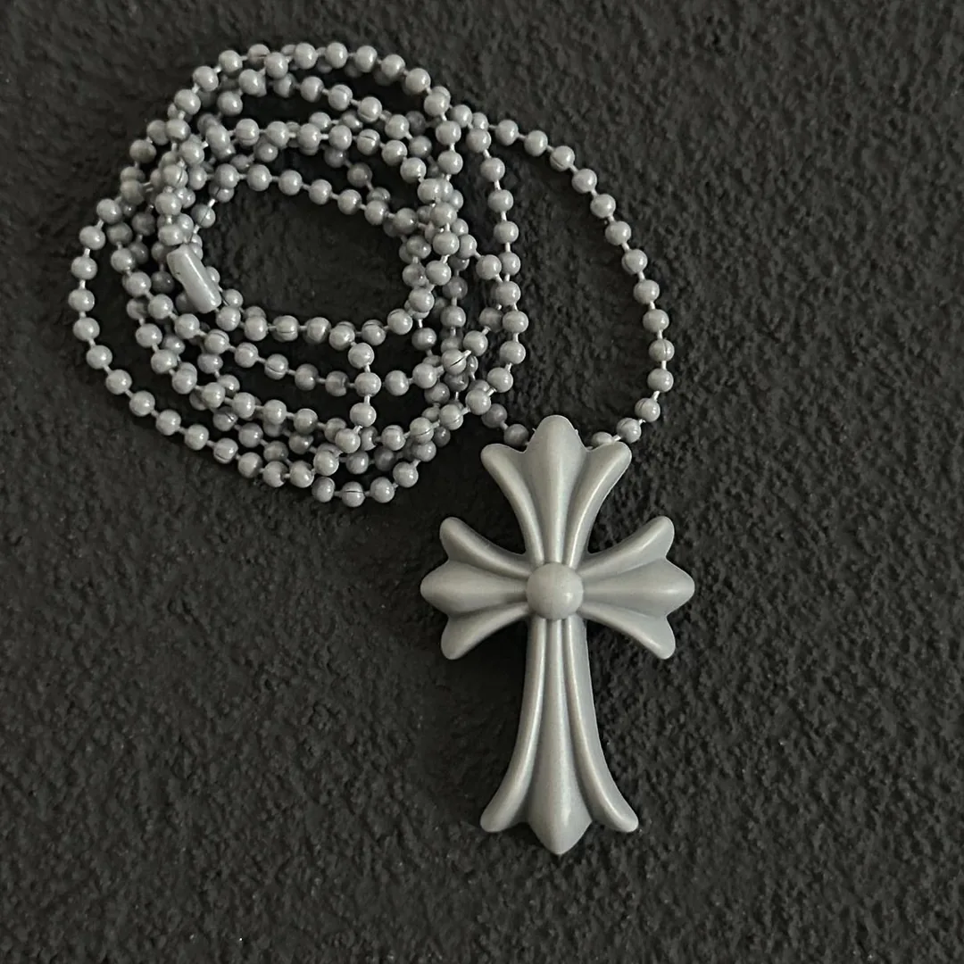 Chrome Hearts Resin Cross Necklace — Photo 15