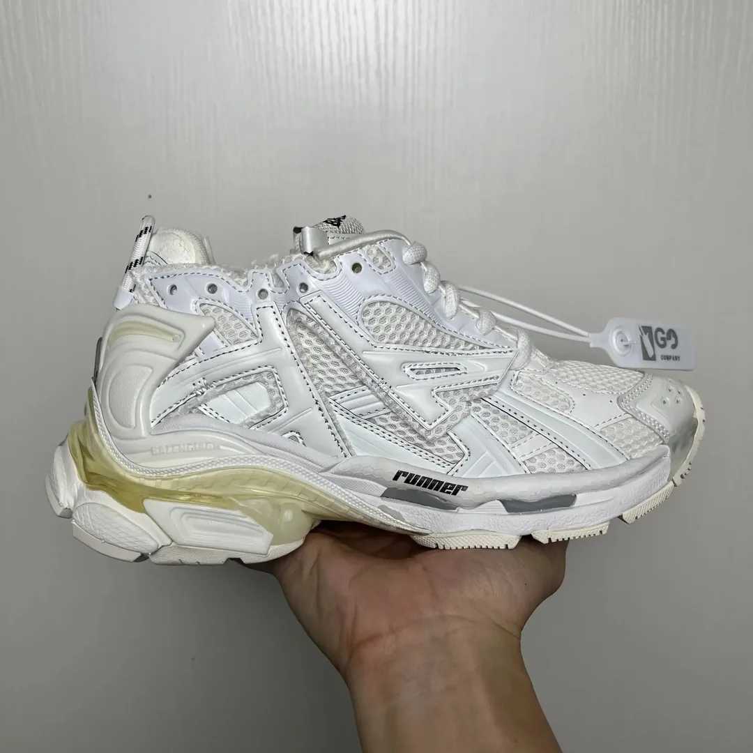Balenciaga Track Runner White Trainers — QC