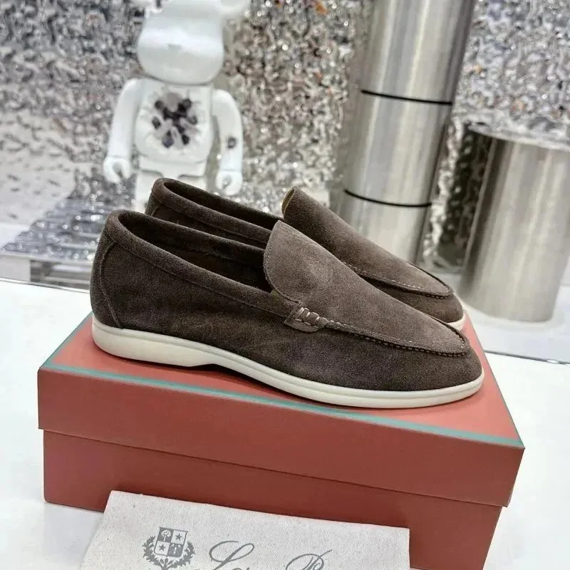 Loro Piana White Lace-Up Sneakers — QC