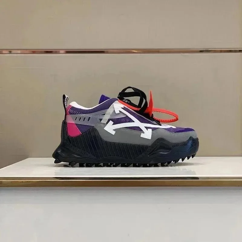 Off-White Odsy-1000 Color-Block Platform Low-Top Dad Shoes — Photo 7