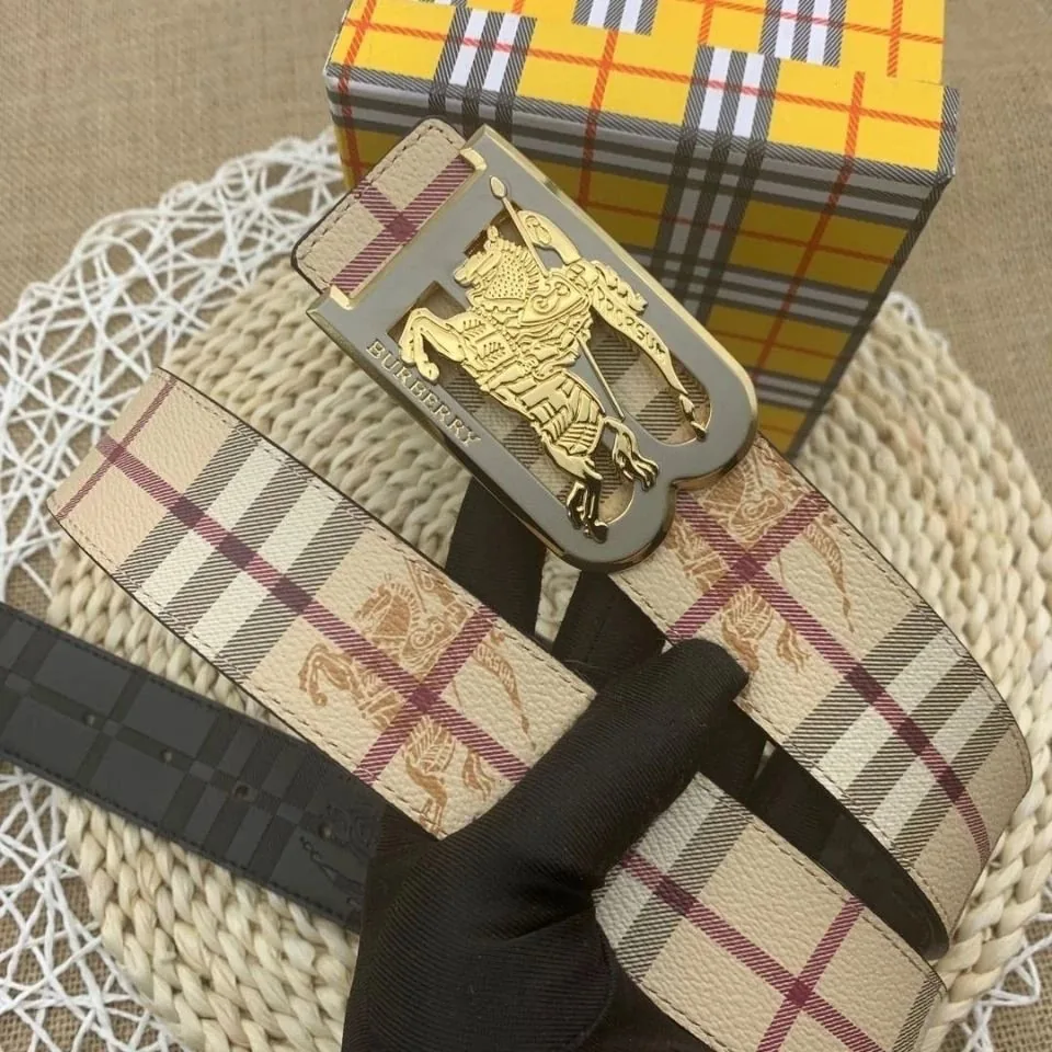 Leather Reversible Letter Belt — photo 5