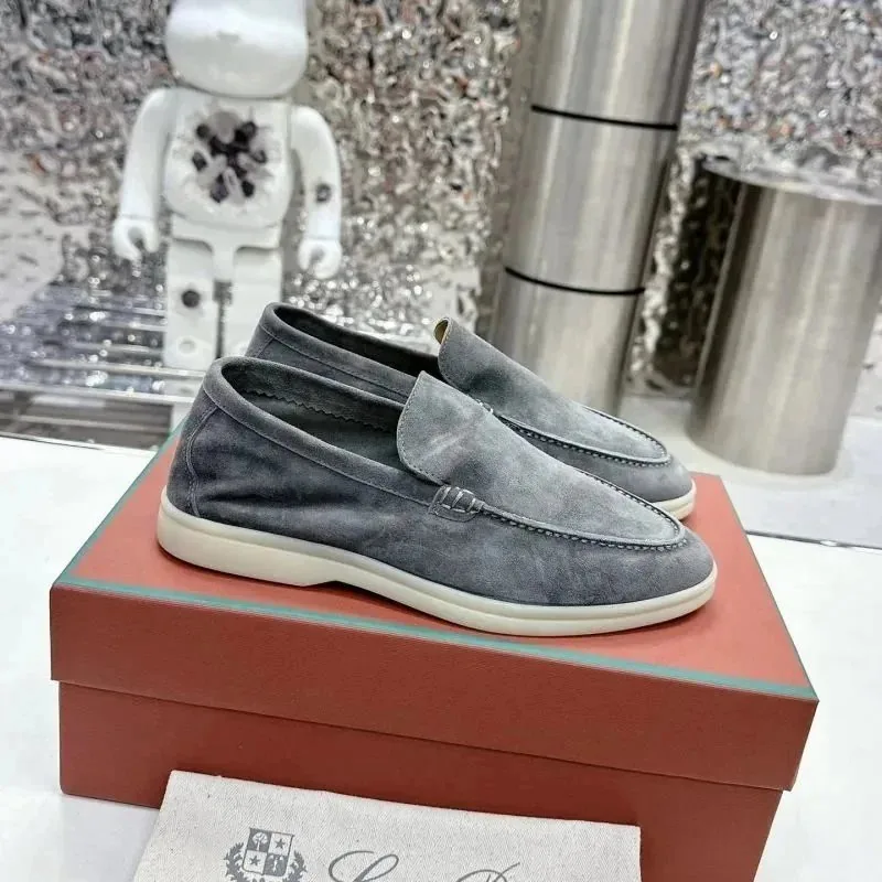 Loro Piana White Lace-Up Sneakers — QC