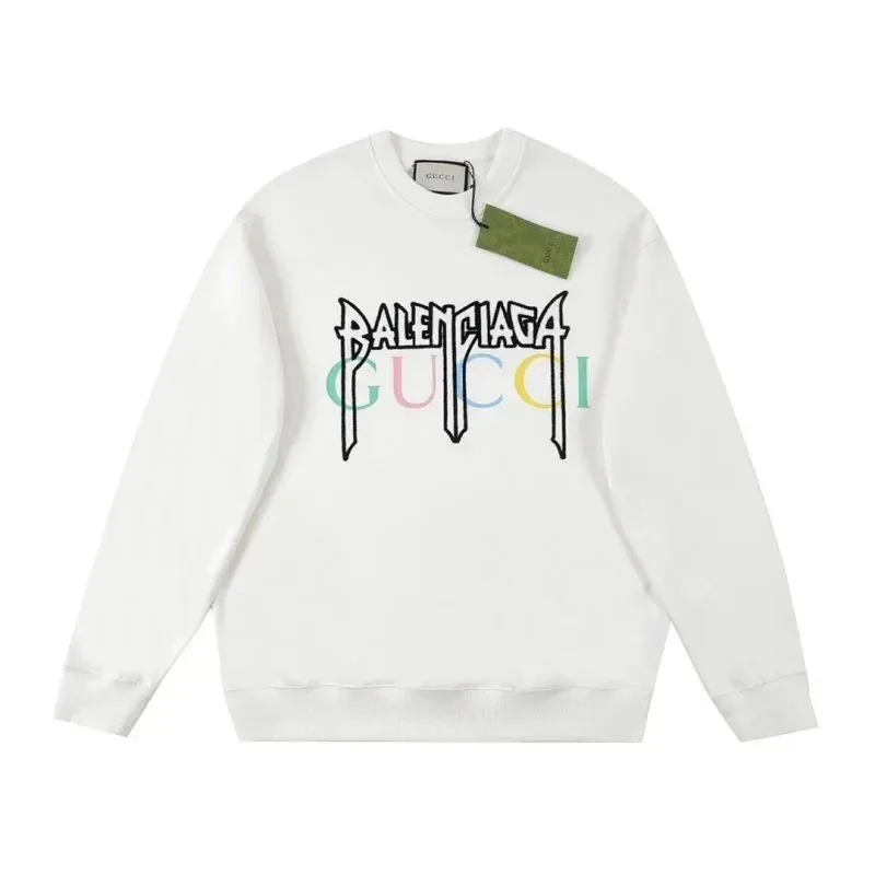 Balenciaga Laurel Logo Black Sweatshirt — Photo 7