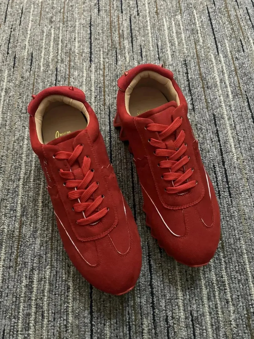 Christian Louboutin White Zip-Up Sneakers — QC