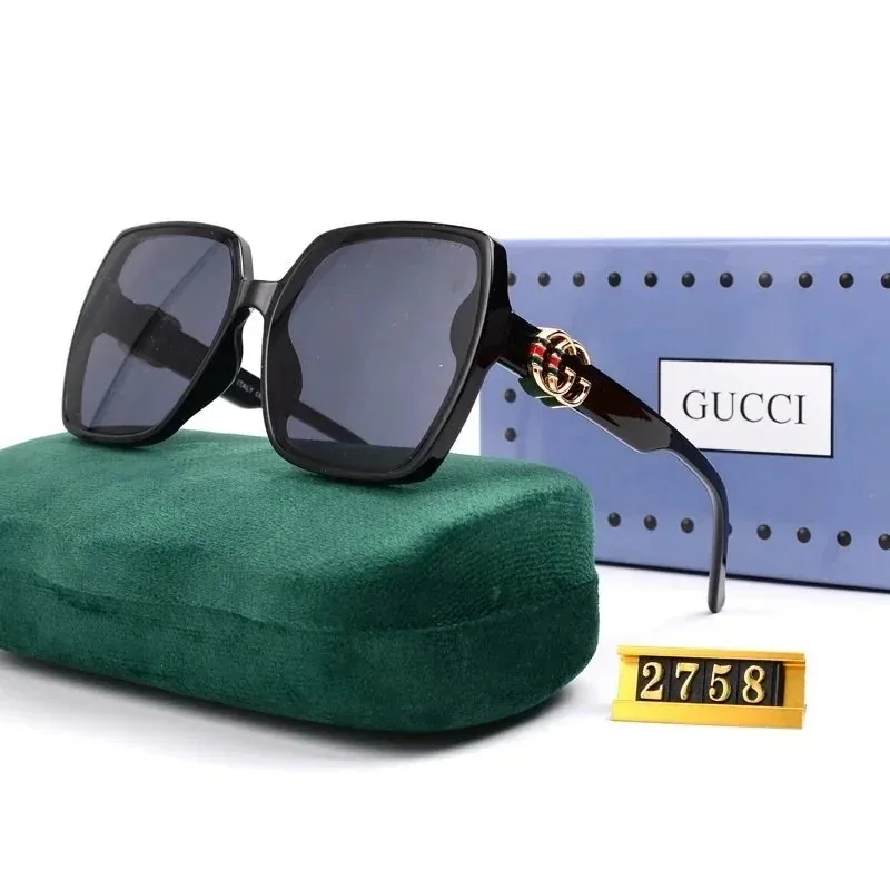 Gucci GG Logo Rectangular Sunglasses — QC