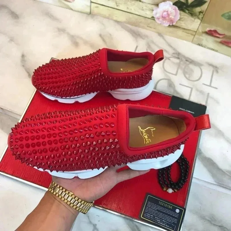 Christian Louboutin Black Low-Top Sneakers — QC
