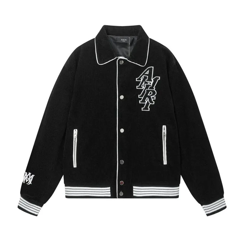 Amiri Brown Eagle Baseball Jacket — QC