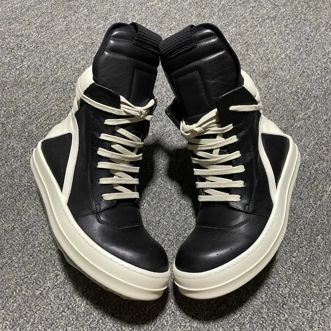 Rick Owens Geobasket Grey Dark Chunky Sneakers — Photo 7