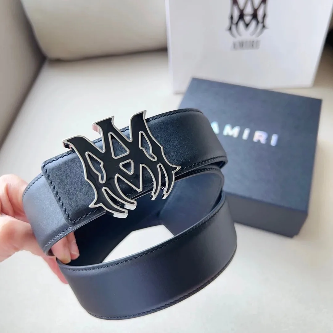 Amiri Double-Sided Leather Belt — Photo 4