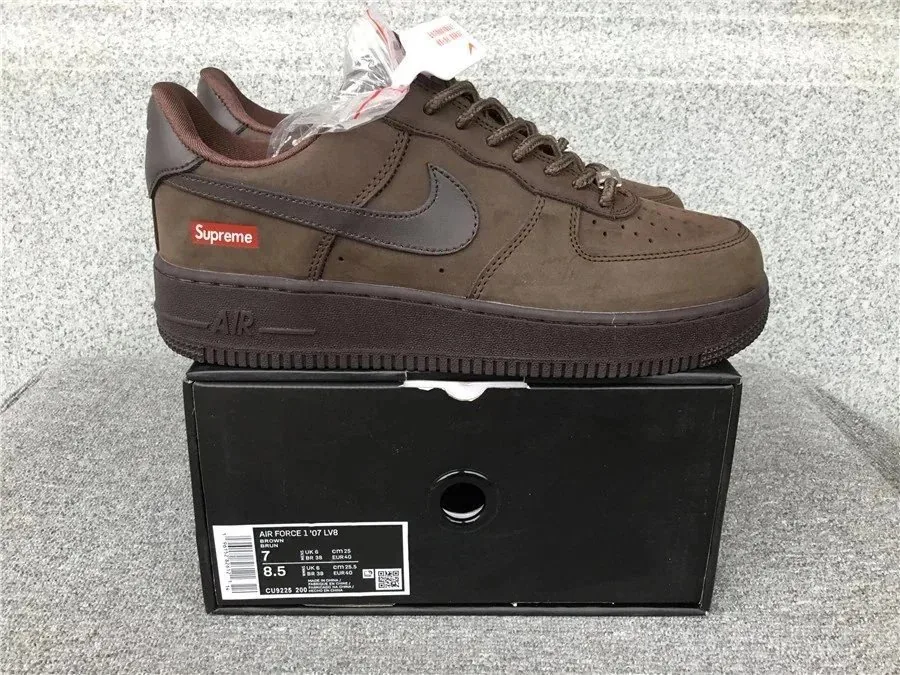 Nike Air Force 1 Black Skate Shoes — QC