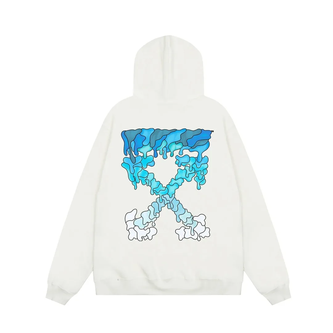 Off-White Hooded Sweatshirt — Photo 15