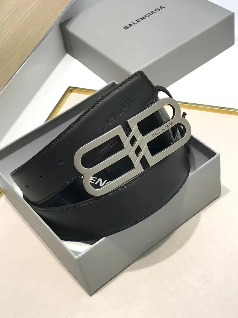 Balenciaga Signature Coated Canvas Belt