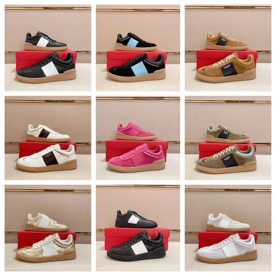 Valentino Pink Low-Top Sneakers