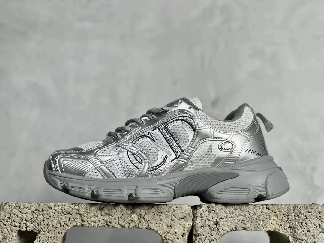 Dior B30 Grey Mesh Platform Dad Shoes — photo 6