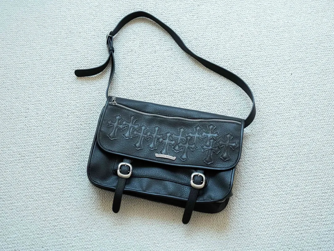Chrome Hearts Cemetery Cross Crossbody Bag