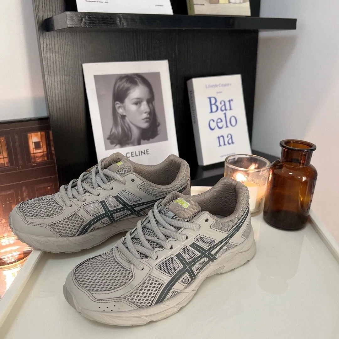 Asics White Mesh Runners — Photo 5