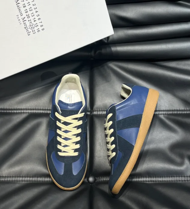 Maison Margiela Replica Beige Low-Top Skate Shoes — Photo 12