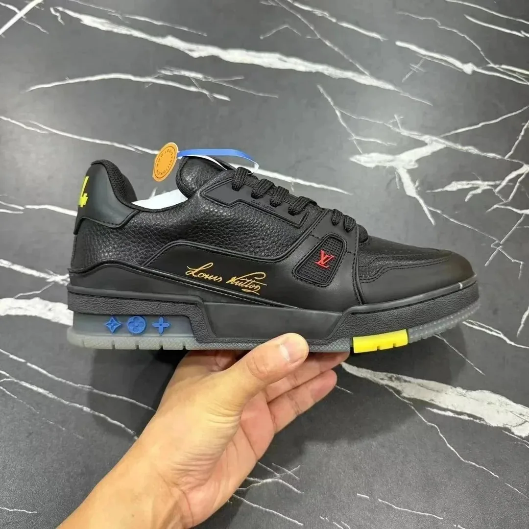 Louis Vuitton LV Trainer White Custom Trainers — Photo 14