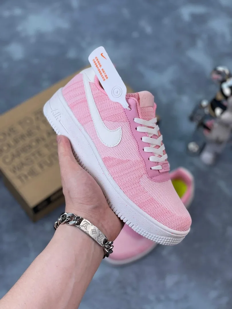 Nike Air Force 1 Flyknit 2.0 Grey Sneakers — Photo 6