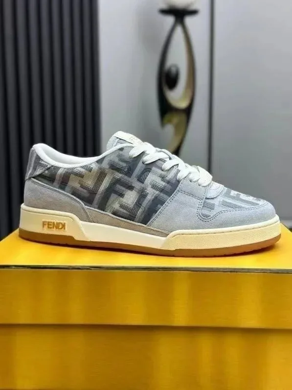 Fendi White Low-Top Skate Shoes — QC